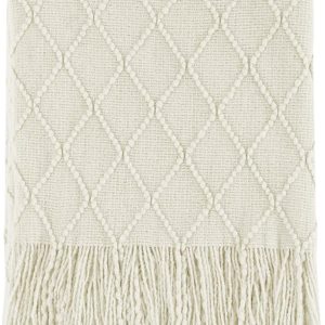 Boho Knitted Throw Blanket