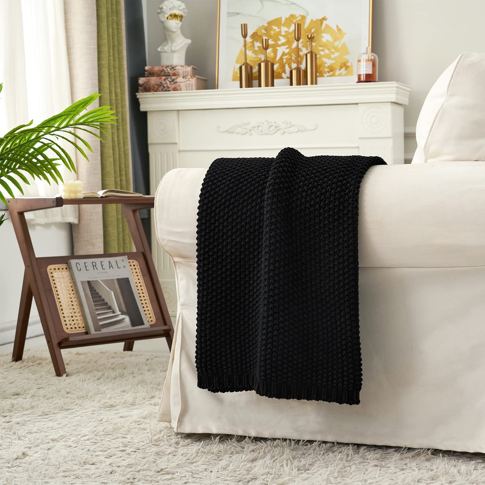 Chunky Cable Knit Bed Throw - Image 11