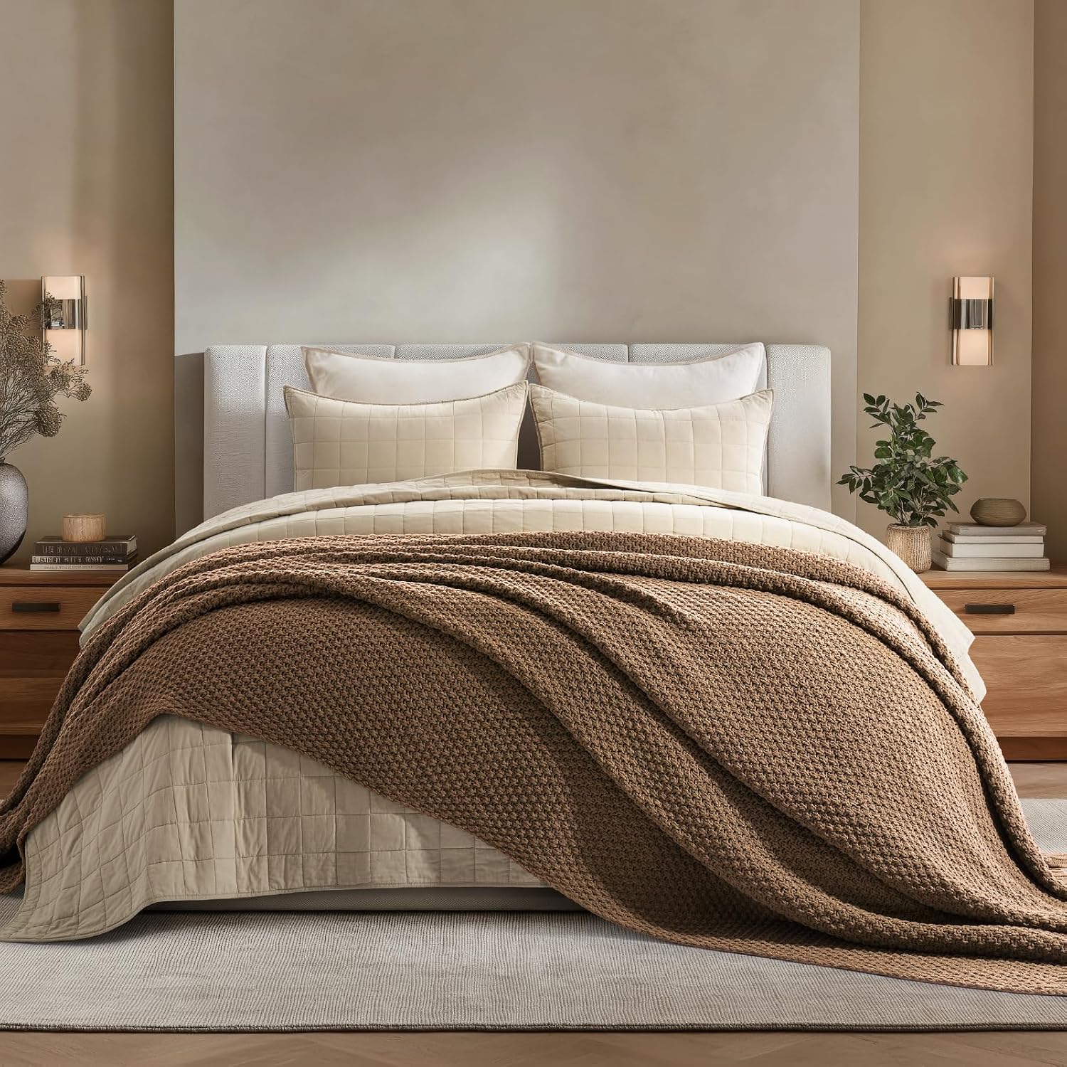 Chunky Chenille Knit Throw - Image 12