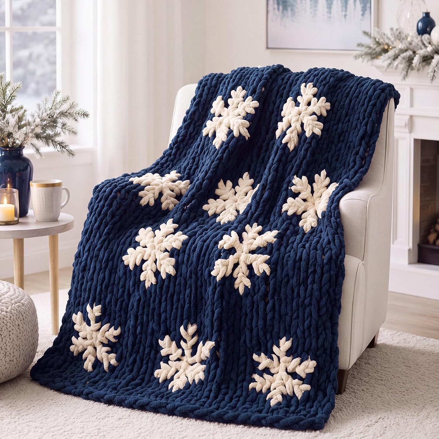 Christmas Tree Knit Throw - Image 8