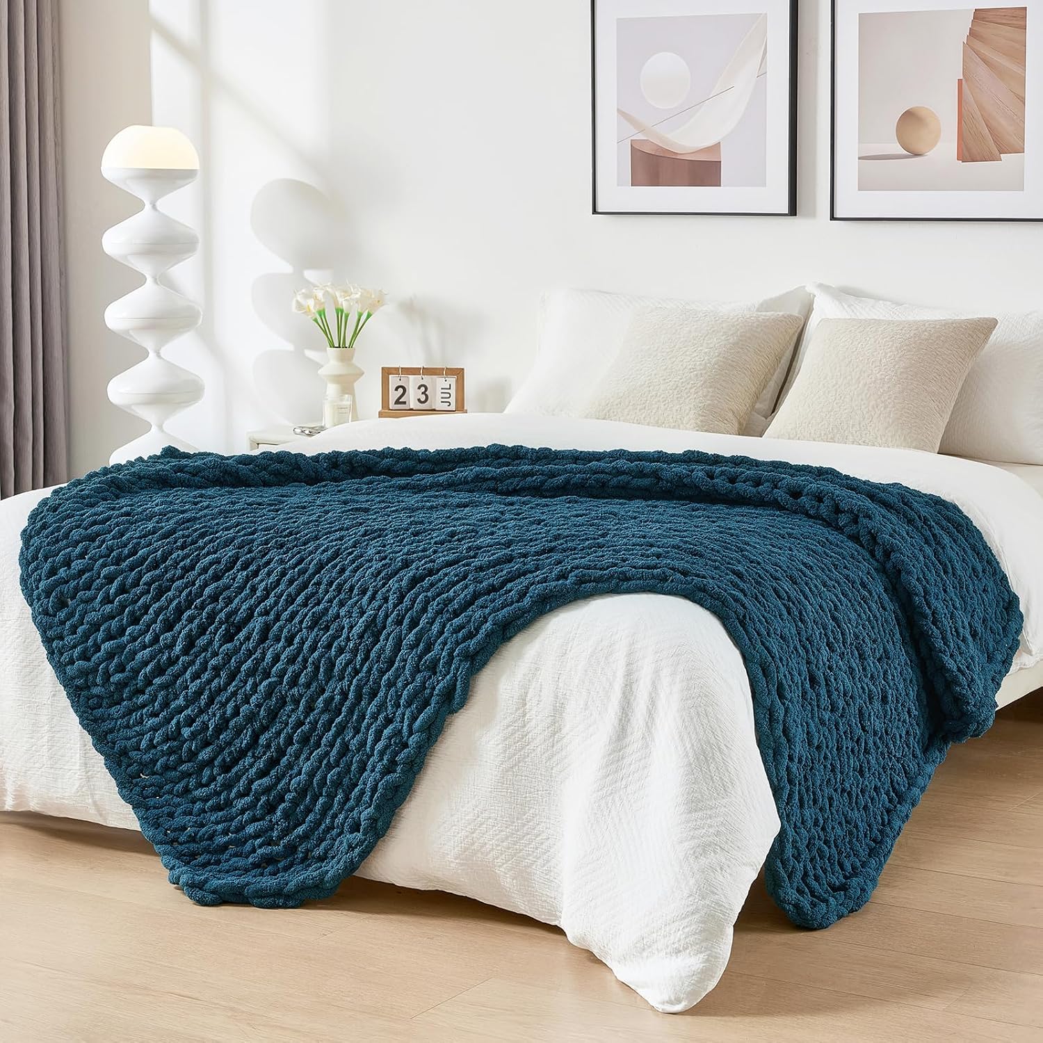 Chunky Knit Couch Throw - Image 8