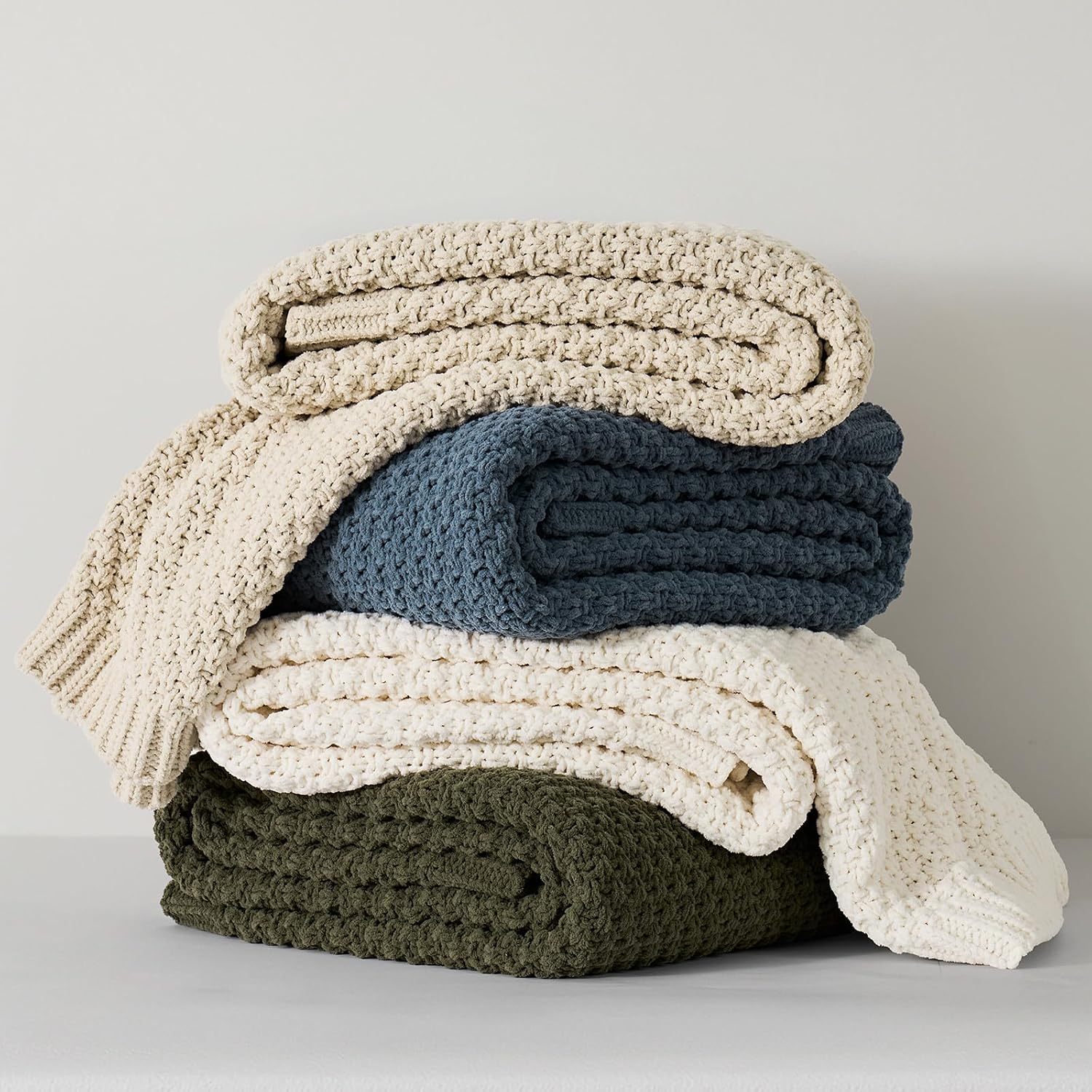 Chunky Chenille Knit Throw - Image 6