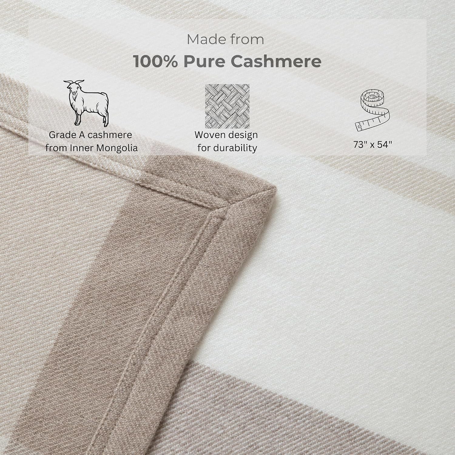 Cashmere Throw Blanket - Image 4