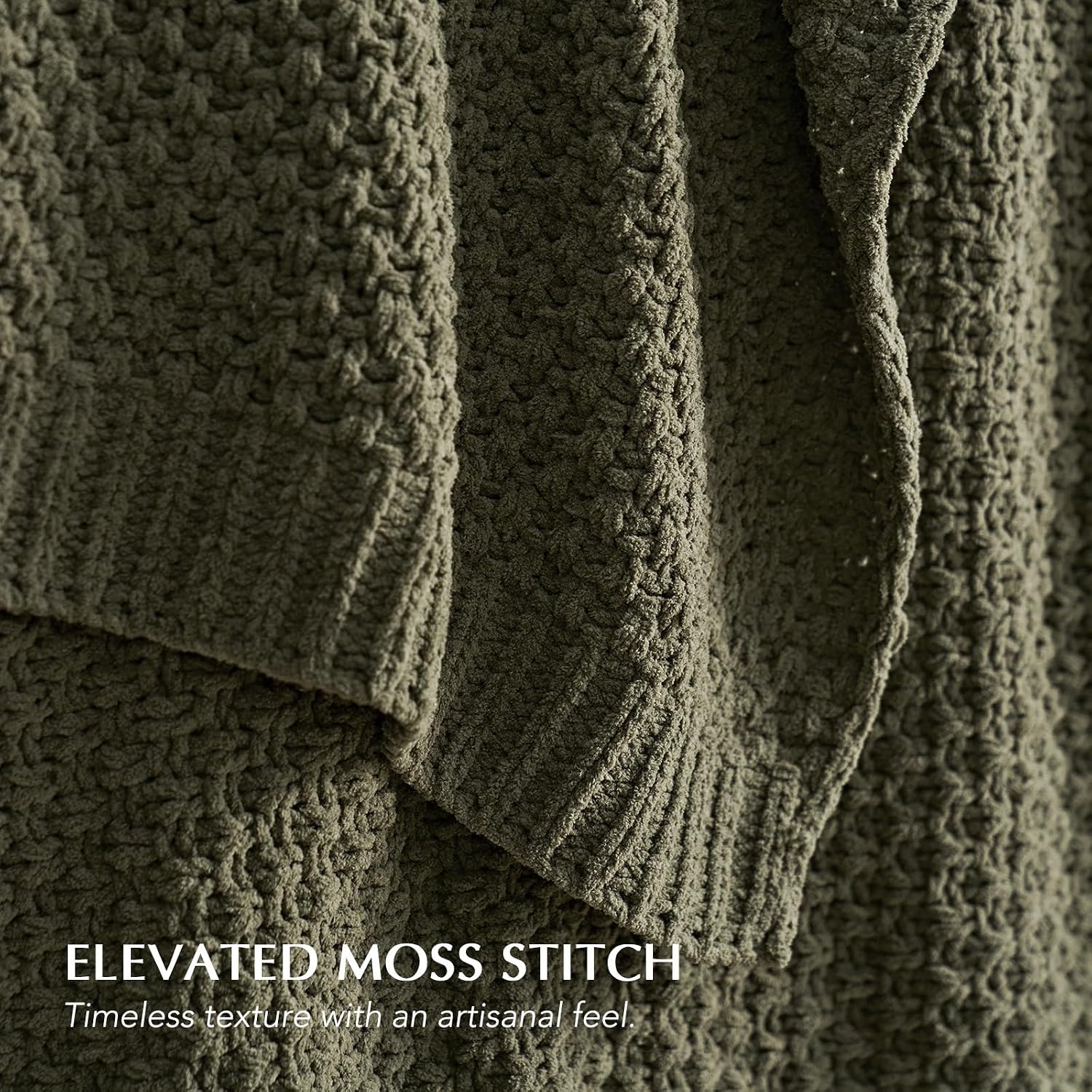 Chunky Chenille Knit Throw - Image 3