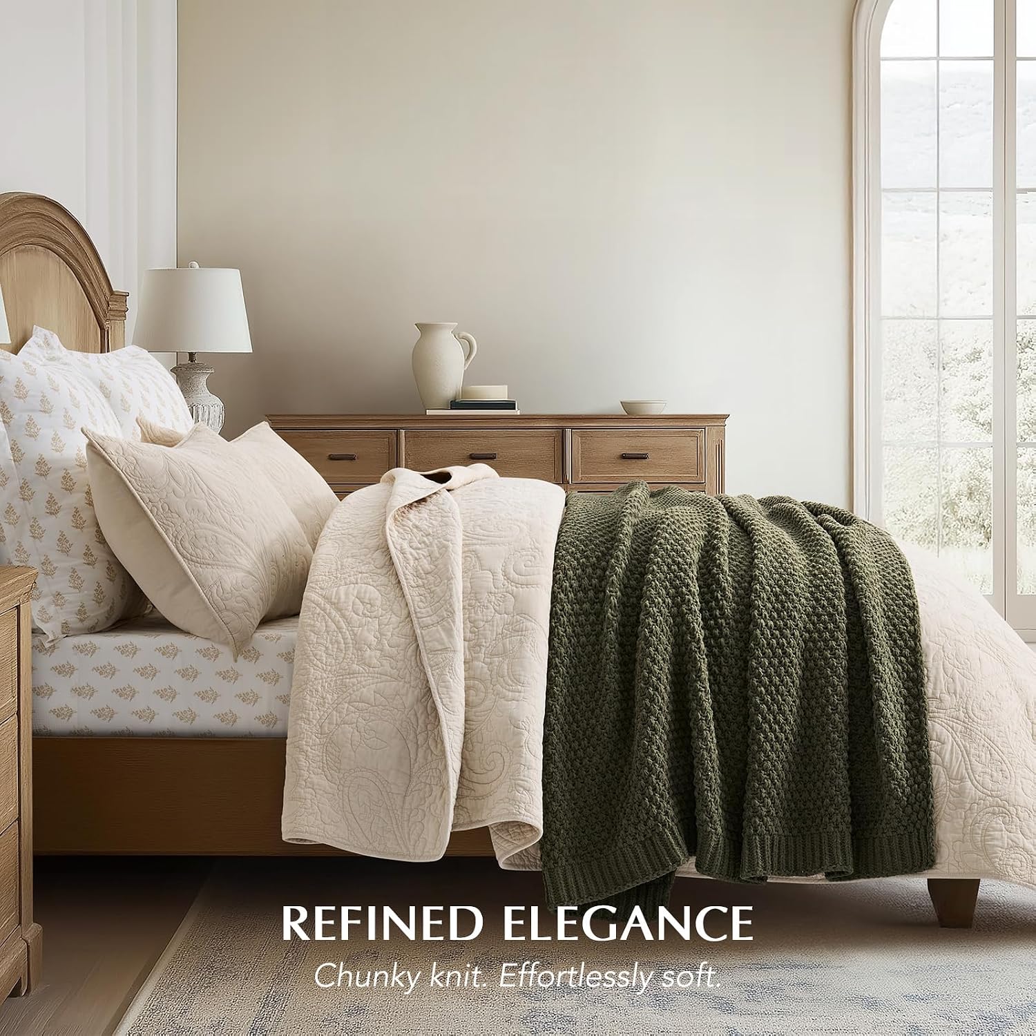 Chunky Chenille Knit Throw - Image 5