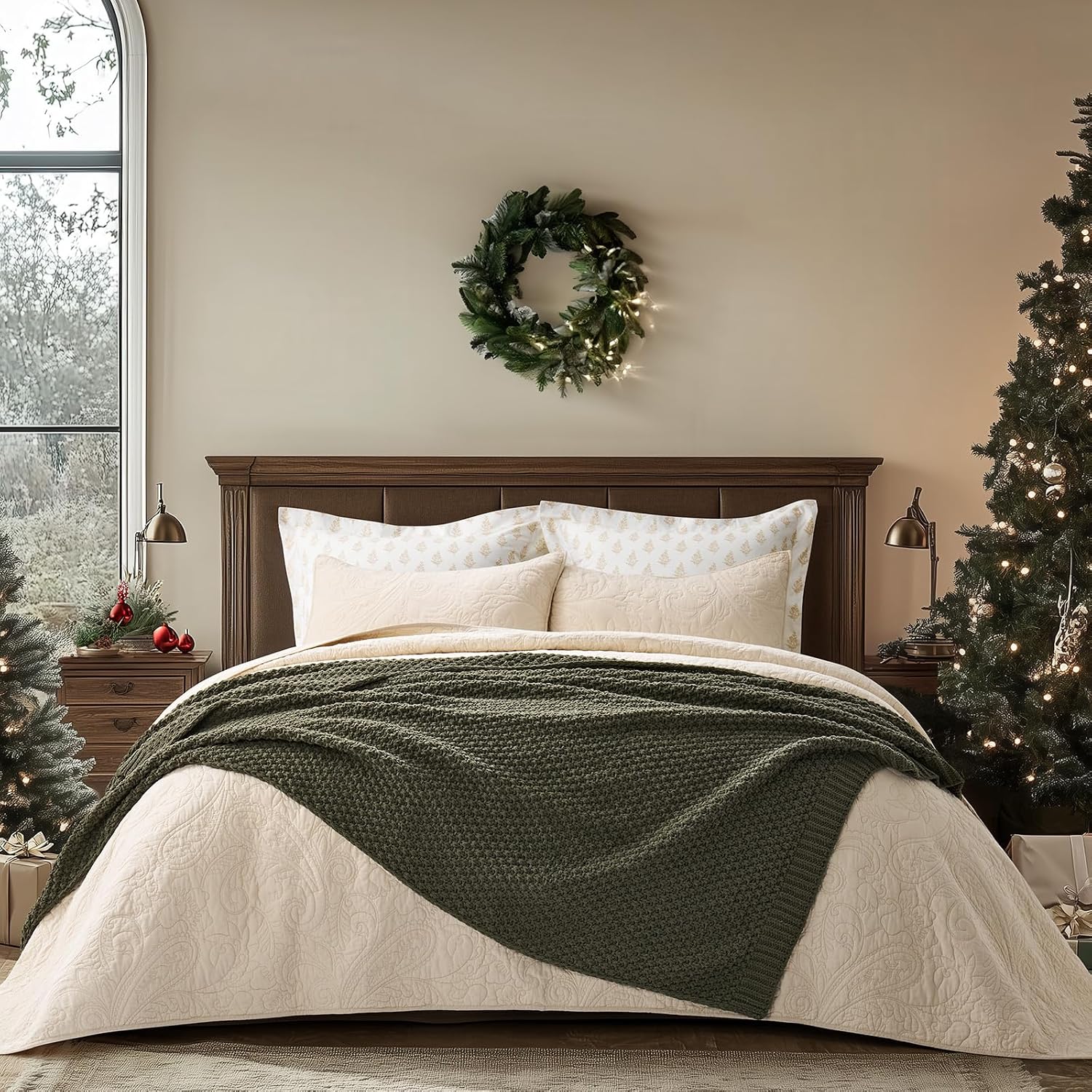 Chunky Chenille Knit Throw - Image 2