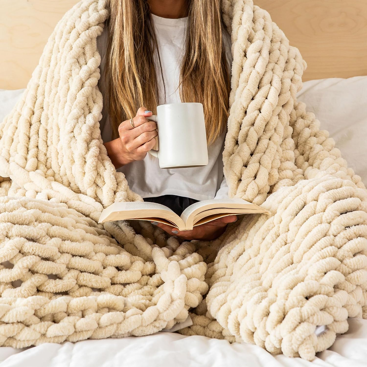 Heavyweight Chunky Knit Throw