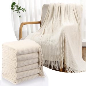 Boho Knit Bed Blanket