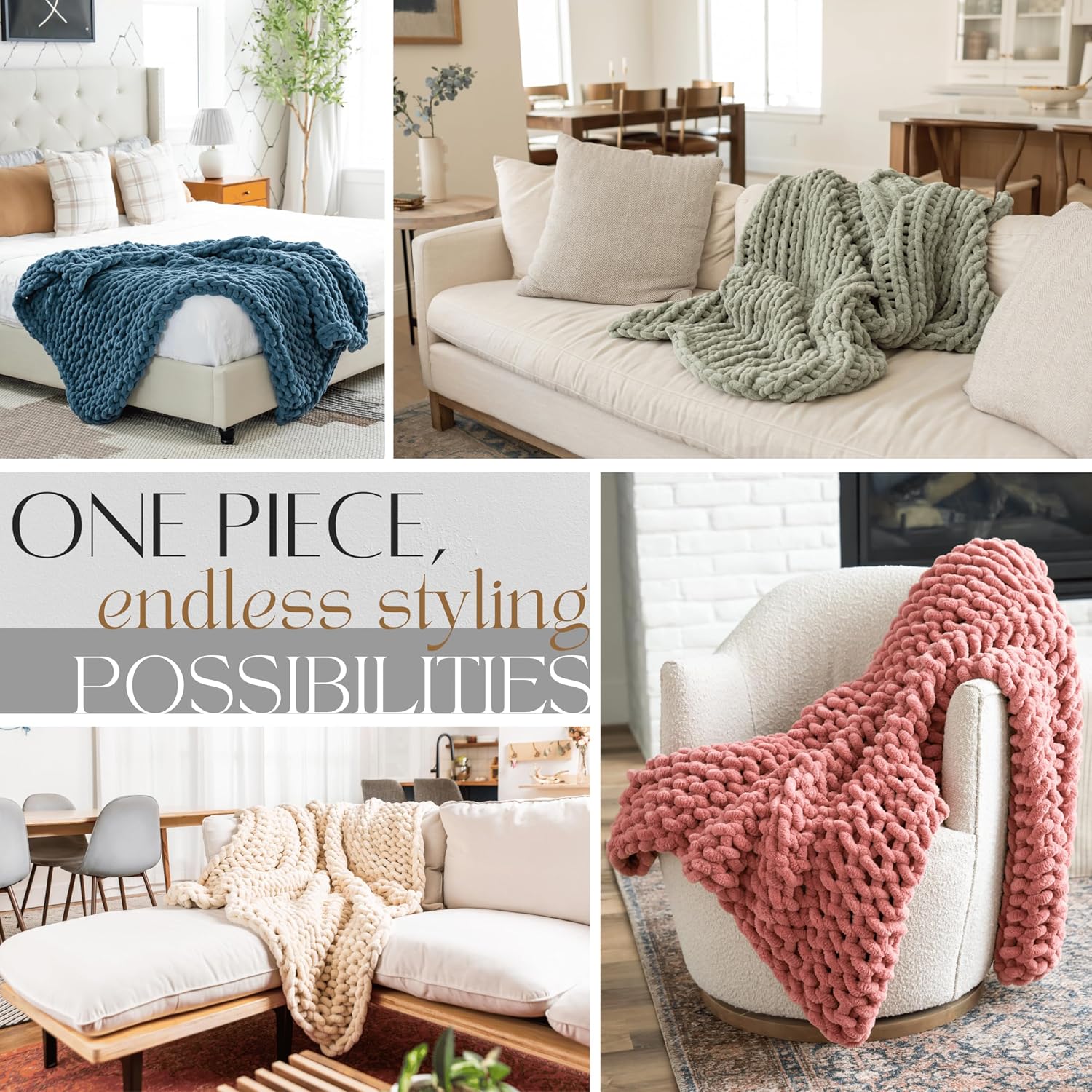 Heavyweight Chunky Knit Throw - Image 4