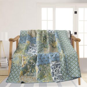 Cotton Quilted Reversible Throw
