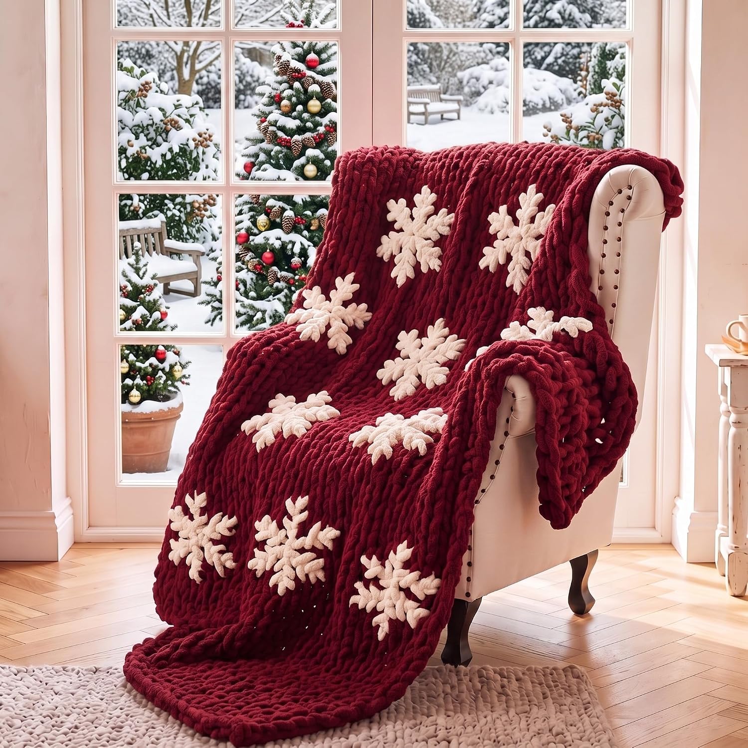 Christmas Tree Knit Throw - Image 7