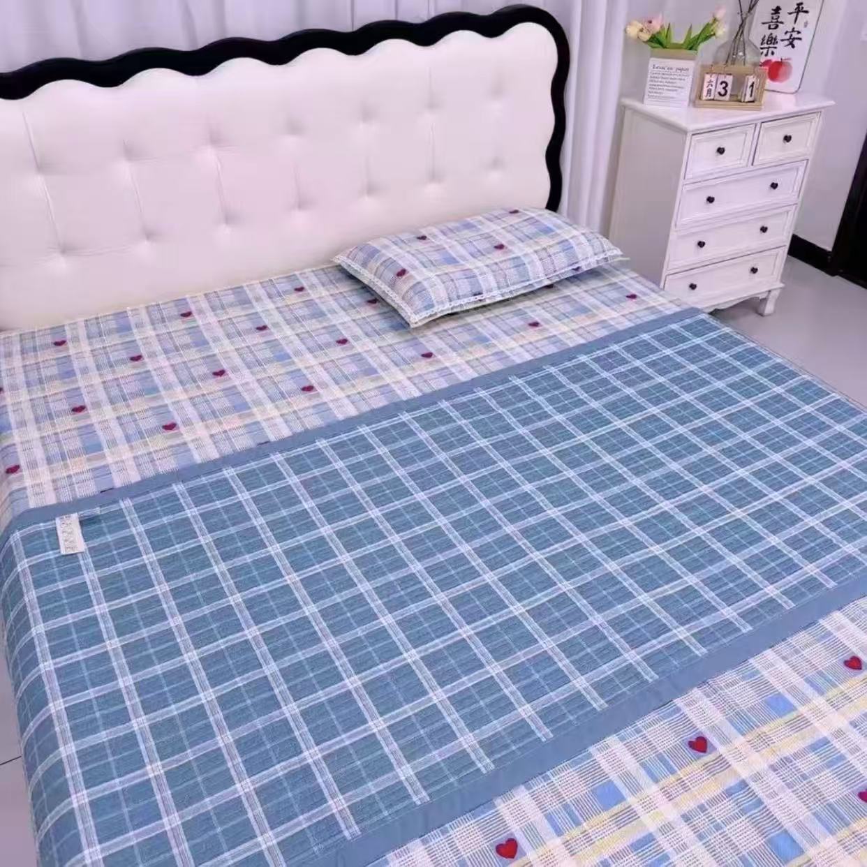 Washed Cotton Bed Sheet