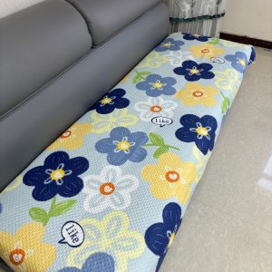 Rainbow Floral Quilted Bed Cover