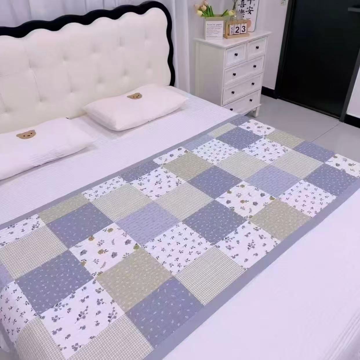 Washed Cotton Bed Sheet - Image 7