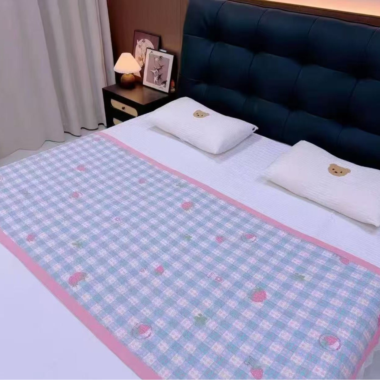 Washed Cotton Bed Sheet - Image 2